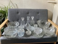 Vintage crystal cut for sale  SELBY