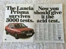 Lancia prisma 1984 for sale  BRISTOL