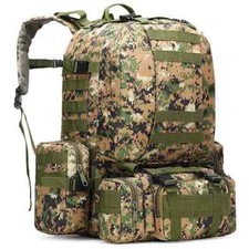 Mochila tática 50L mochilas 4 em 1 bolsas esportivas caminhadas ao ar livre acampamento comprar usado  Enviando para Brazil