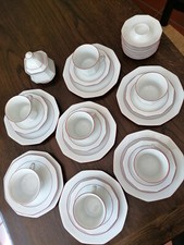 Kaffeegeschirr eckig weiß gebraucht kaufen  Trier