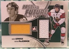 Relíquias de Jersey do Passado e Futuro LEMIEUX MACKINNON 2013 In The Game Draft Prospects, usado comprar usado Relíquias de Jersey do Passado e Futuro LEMIEUX MACKINNON 2013 In The Game Draft Prospects, usado comprar usado  Enviando para Brazil