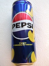 Używany, PEPSI TWIST LEMON z POLSCE 2025 puszka 330ml top otwarty na sprzedaż  PL