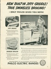 Forno elétrico vintage preto e branco revista anúncio Philco comprar usado  Enviando para Brazil