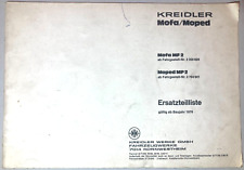 Ersatzteilliste katalog kreidl gebraucht kaufen  Moers