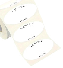 Blank labels oval for sale  SOUTHPORT