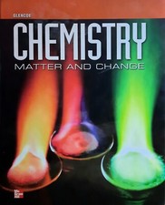 CHEMISTRY: MATTER AND CHANGE. Hardcover Textbook 1,051 pages (2013), usado comprar usado  Enviando para Brazil