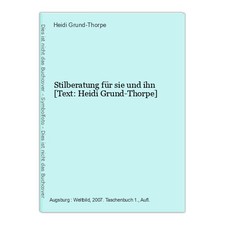 Stilberatung ihn text gebraucht kaufen  Buttenwiesen