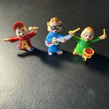 1983 CBS Bagdasarian Alvin and the Chipmunks Band PVC Lote De 3 Frete Grátis G comprar usado  Enviando para Brazil
