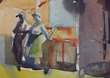 Original watercolour market for sale  WIRRAL