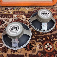 Usado, Par Correspondente 2x Alto-falantes Vintage 1972 Sound City Fane 122190 40w 15ohm 12" Década de 1970 comprar usado  Enviando para Brazil