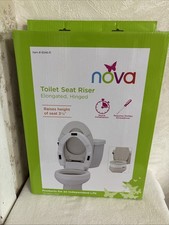 Assento sanitário NOVA Medical Products riser, branco alongado articulado comprar usado  Enviando para Brazil