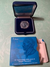 Toscanini euro argento usato  Italia