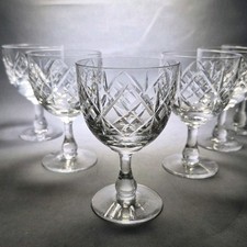 Crystal wine glasses for sale  NORWICH