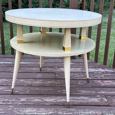 blonde wood end tables for sale  Bixby