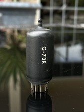 RARO Telefunken G-73R 12AU7 tubo de vácuo de vidro revestido preto TV7 testado novo na caixa comprar usado  Enviando para Brazil