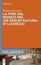 La fine del mondo nel De rerum natura di Lucrezio por Manuel Galzerano (italiano)  comprar usado  Enviando para Brazil