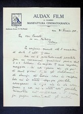 Lettera autografa giuseppe usato  Capranica