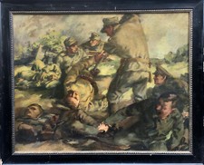 Tableau scène guerre d'occasion  Trouville-sur-Mer