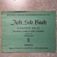 Bach kantate jauchzet gebraucht kaufen  Hofheim