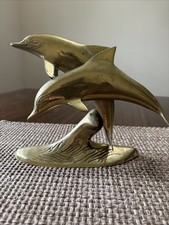 Brass dolphin vintage for sale  Fairborn