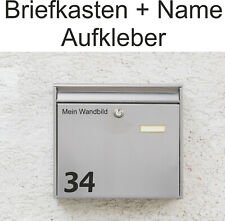 Briefkasten aufkleber hausnumm gebraucht kaufen  Geislingen an der Steige