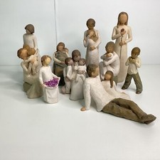 Paquete de 10 figuras decorativas y coleccionables de árbol de sauce 23 cm - 14 cm (E1) W#659 segunda mano  Embacar hacia Mexico