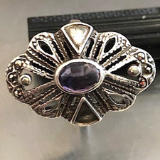 Imposante bague marquise d'occasion  Six-Fours-les-Plages