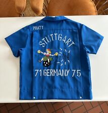 Blusa feminina bordada festa boliche lembrança década de 1970 USAF Alemanha vintage comprar usado  Enviando para Brazil