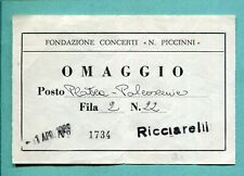 Biglietto bari fondazione usato  Molfetta