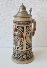 Schöner keramik bierkrug gebraucht kaufen  Ebhausen