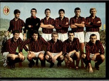 Cartolina formazione squadra usato  Italia