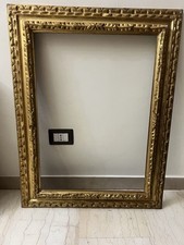 Cornice intagliata dorata usato  Roma