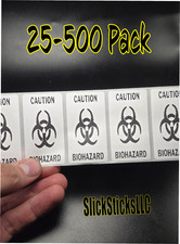 Pacote com 25-500 adesivos a granel BIOHAZARD DECALQUES DE BRINCADEIRA ETIQUETA MÉDICA MORDAÇA LANCHEIRA comprar usado Pacote com 25-500 adesivos a granel BIOHAZARD DECALQUES DE BRINCADEIRA ETIQUETA MÉDICA MORDAÇA LANCHEIRA comprar usado  Enviando para Brazil