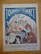 Programme 1927 tournees d'occasion  Langres