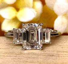Engagement emerald cut for sale  Vail