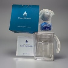 Kit de jarro de filtro de água claramente filtrado com filtro, saco, manual - NOVO  comprar usado  Enviando para Brazil