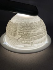 Photophore biscuit porcelaine d'occasion  Saint-Nazaire