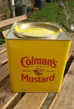 Colman mustard tin for sale  MORPETH