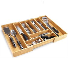 Bamboo tray silverware for sale  South El Monte