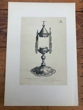 1881 litho monstrance for sale  FORDINGBRIDGE