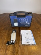 Usado, Microfone condensador Samson C01 Studio Samson Tech com estojo de transporte e manuais comprar usado  Enviando para Brazil