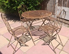 Folding metal garden for sale  STOURBRIDGE