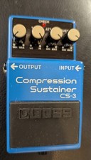 Pedal de efeitos de guitarra Boss Compression Sustainer CS-3 azul compressão, usado comprar usado  Enviando para Brazil