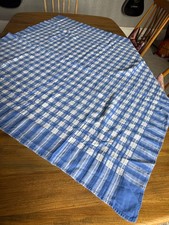 Vintage blue plaid for sale  NEWCASTLE UPON TYNE