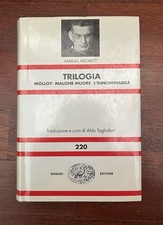 Beckett trilogia einaudi usato  Torino