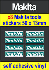 8 adesivos patrocinadores Makita Tools 13x50mm caixa de ferramentas de automobilismo oficina carro decalque B comprar usado  Enviando para Brazil