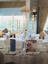 Tall crystal wedding for sale  GLASGOW