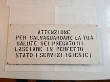 Vecchio cartello anni usato  Passignano sul Trasimeno