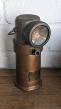 Copper miners lamp for sale  WESTBURY