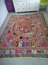 Indian patchwork tapestry for sale  CORBY